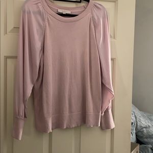 Pink loft sweater L